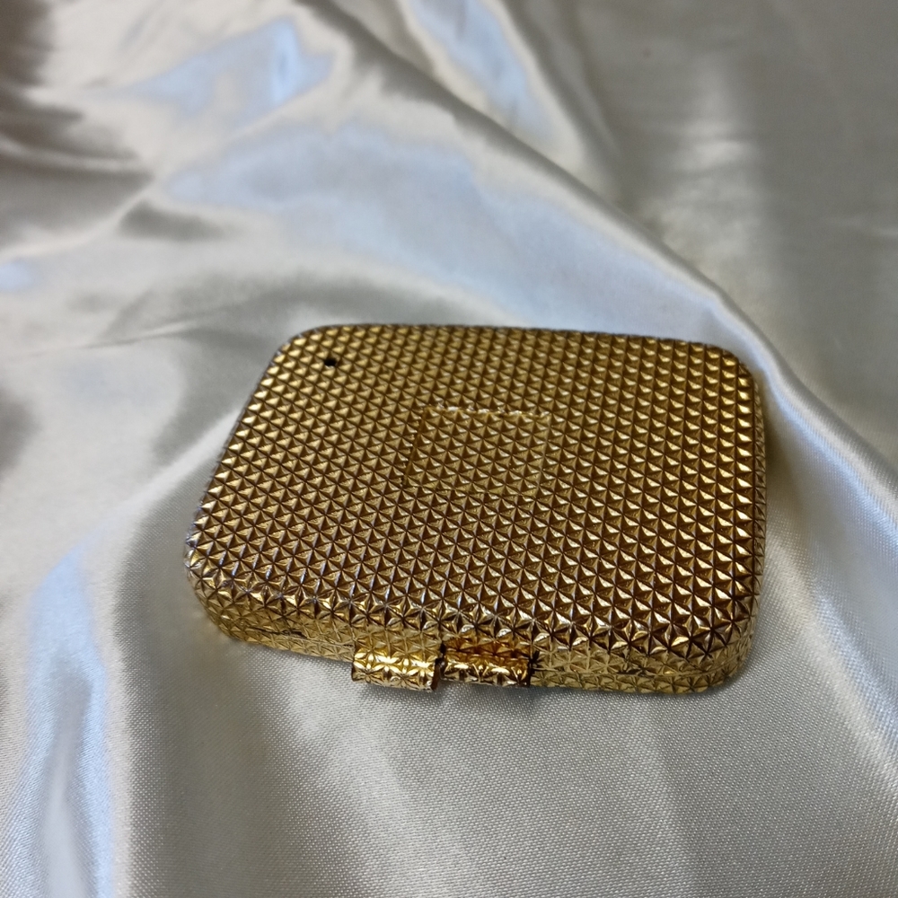 Vintage Revlon Brass Blush Makeup Compact